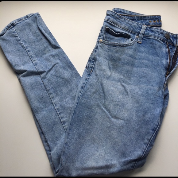 American eagle white washed skinny jeans - Picture 1 of 4